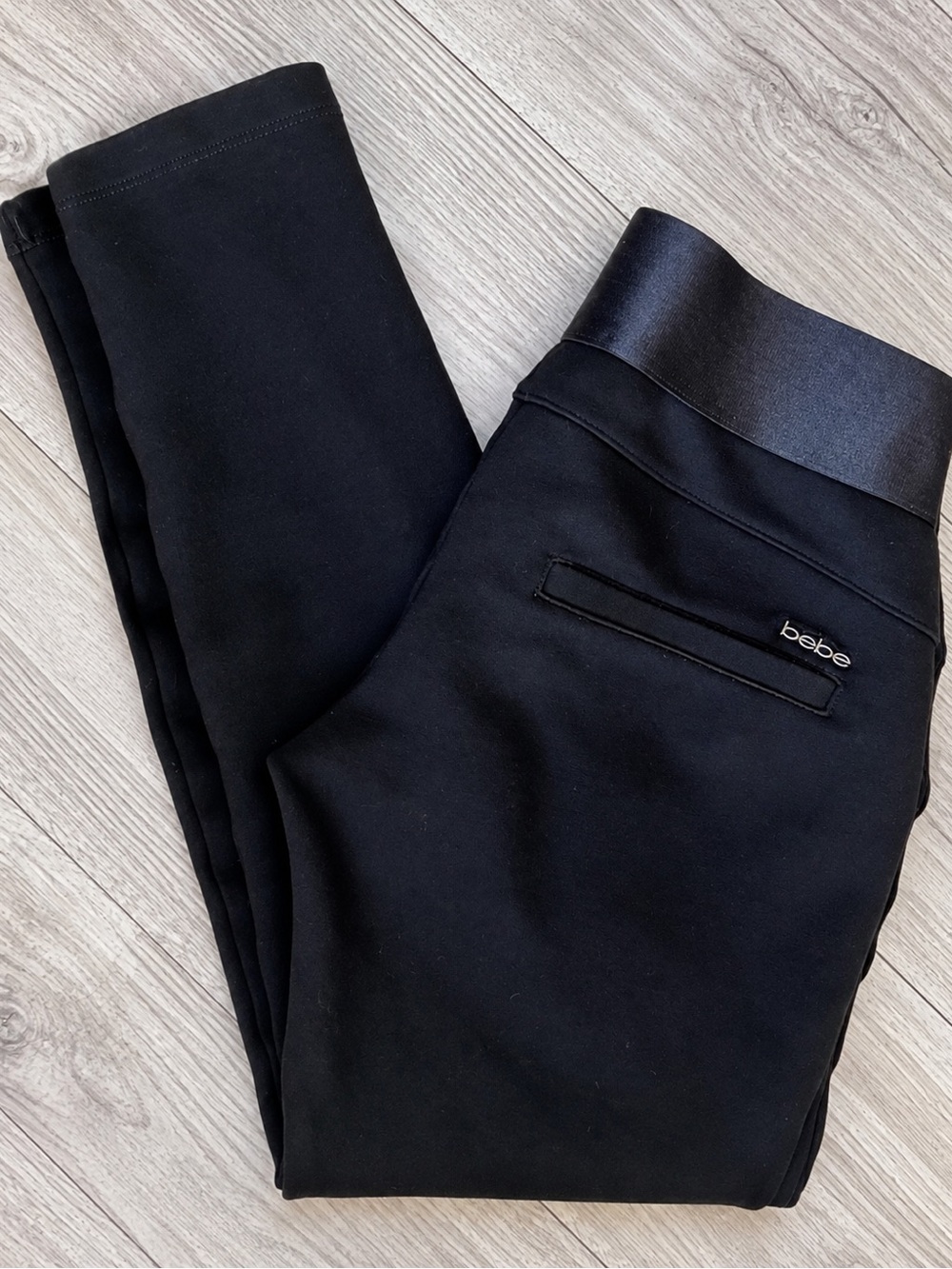 Bebe Stretch Black Leggings
